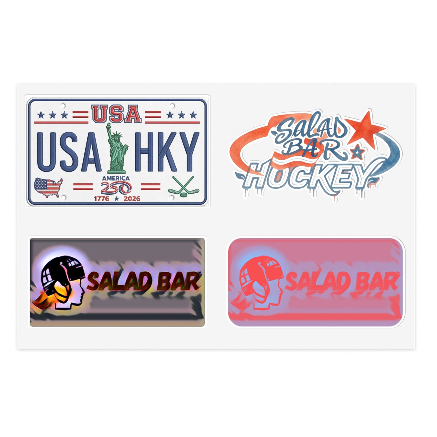 Stars & Stripes Series Sticker Sheets