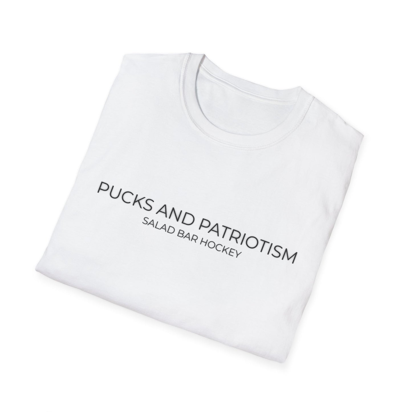 Pucks And Patriotism, Unisex USA Hockey T-Shirt