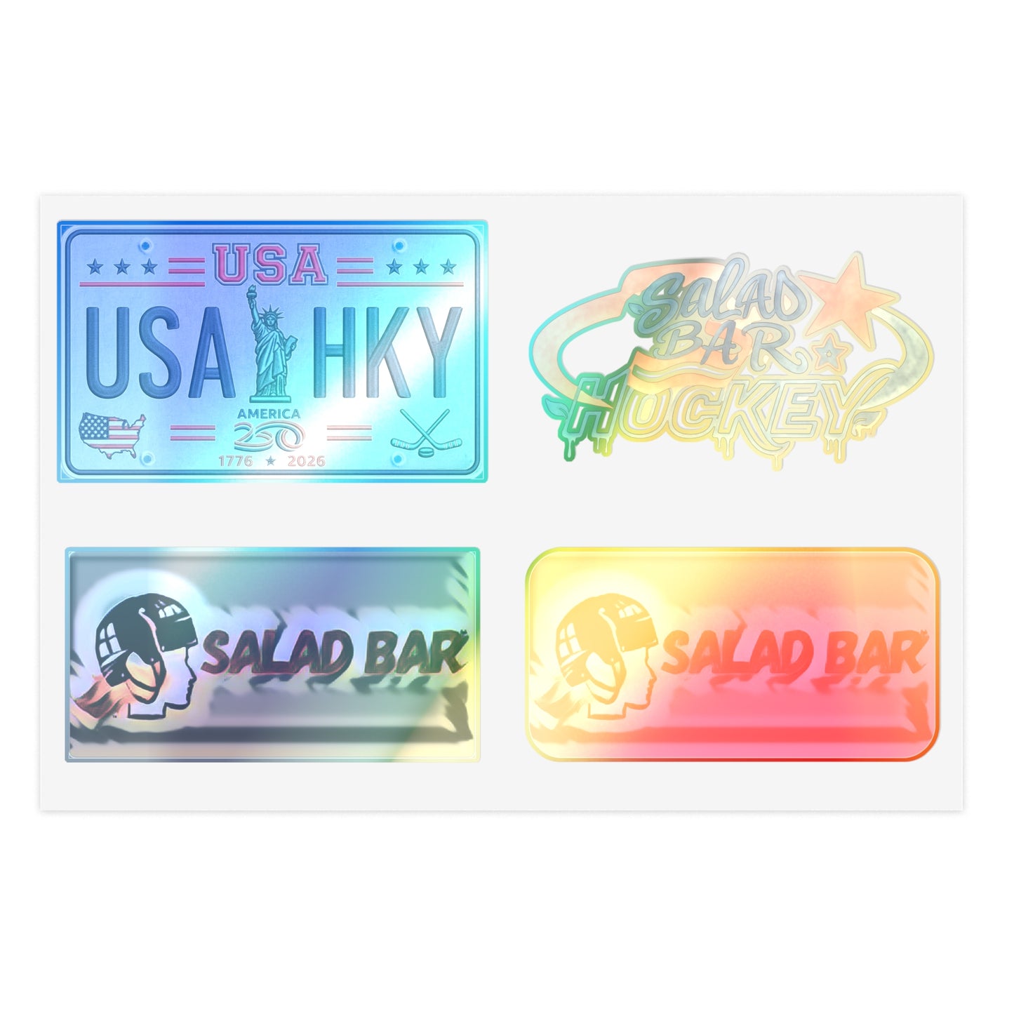 Stars & Stripes Series Sticker Sheets