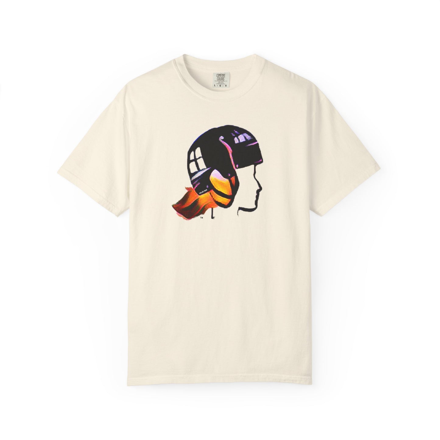 Adult Salad Bar Electric Unisex Garment-Dyed T-shirt