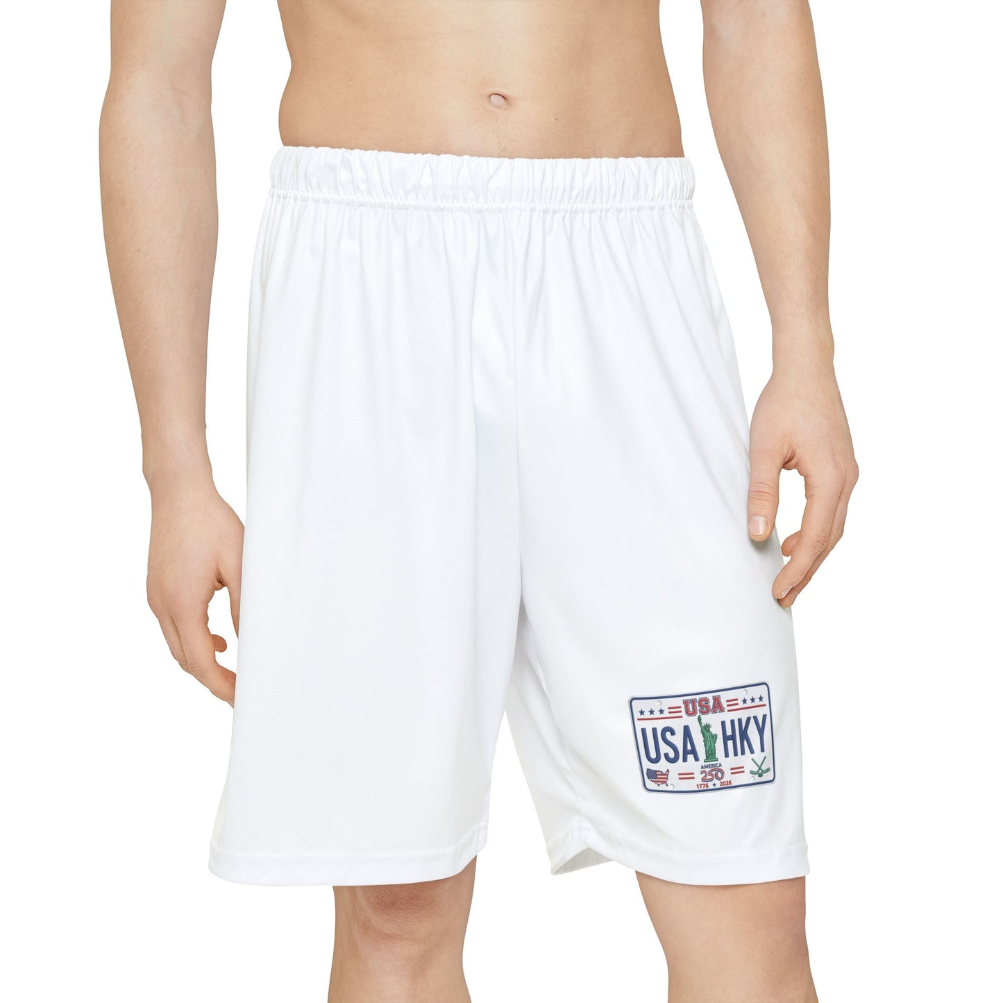 Stars & Stripes Men’s Sports Shorts (AOP)