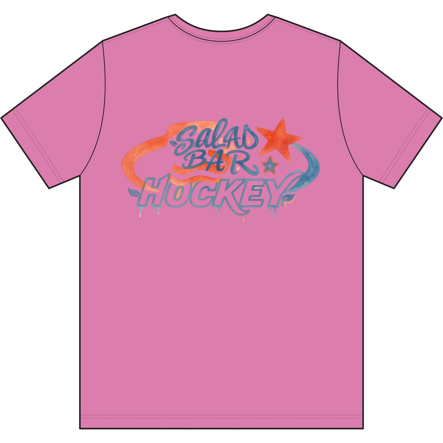 Stars & Stripes Series Pink Cotton Camo Tee