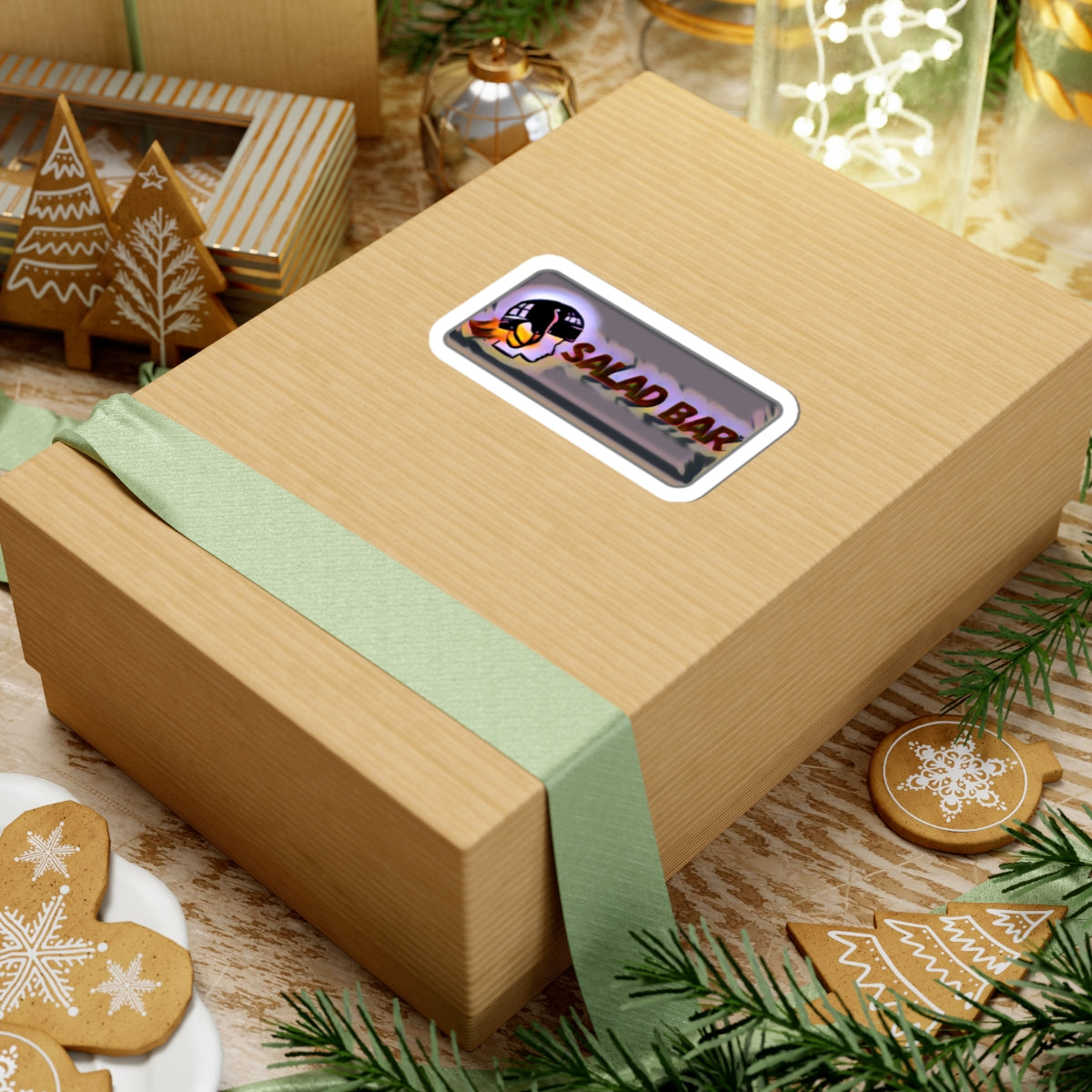 Salad Bar Electric Kiss-Cut Stickers