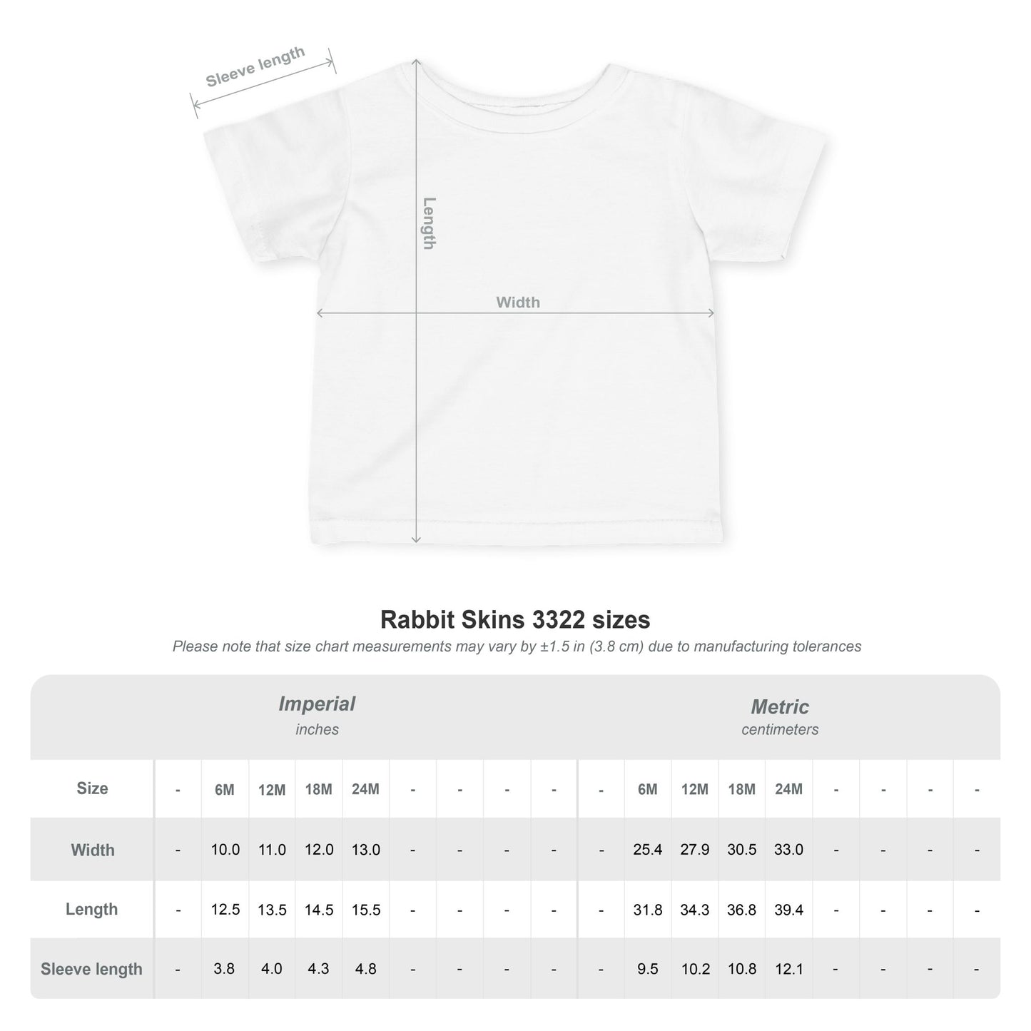 Stars & Stripes Series Infant Fine Jersey Tee