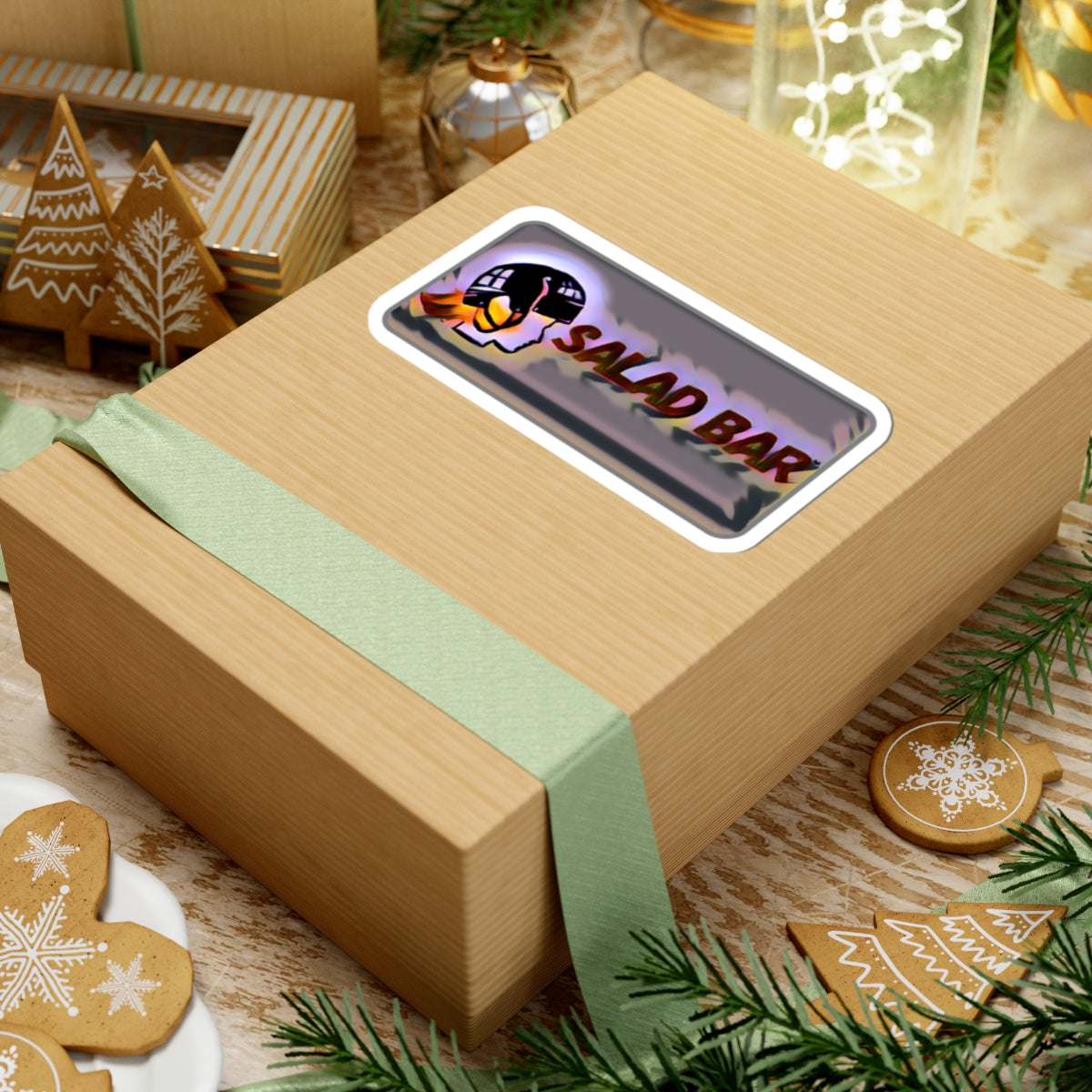 Salad Bar Electric Kiss-Cut Stickers