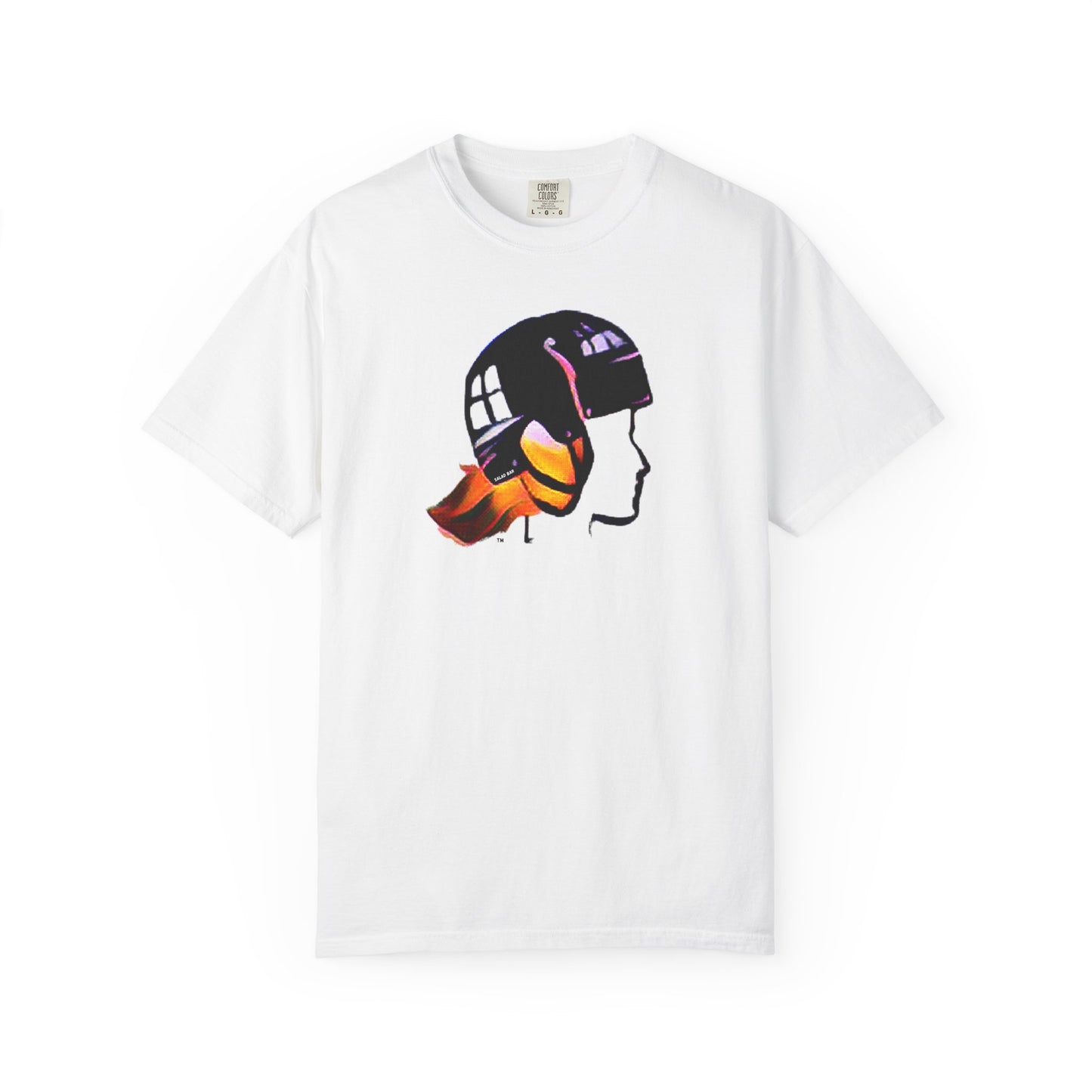 Adult Salad Bar Electric Unisex Garment-Dyed T-shirt