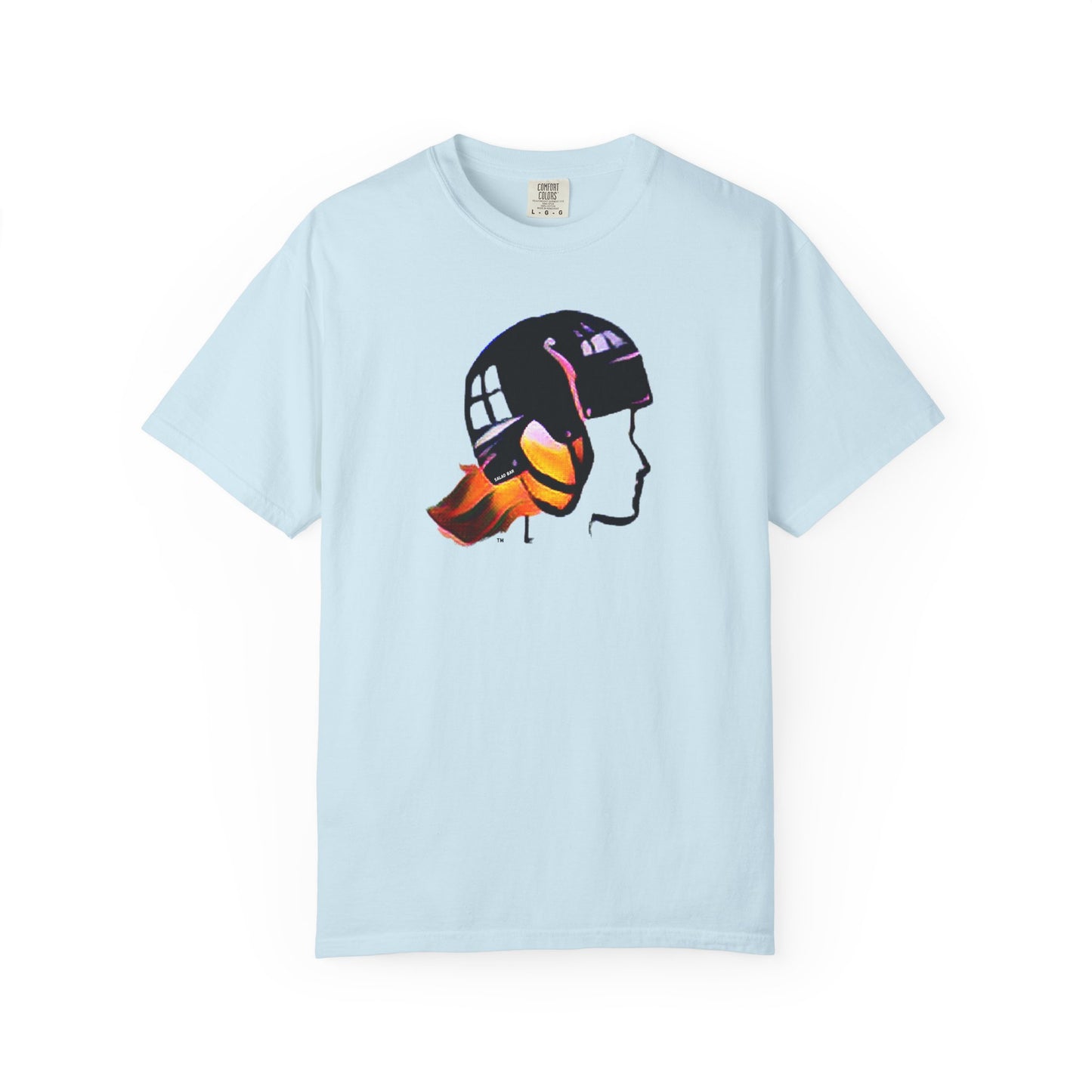 Adult Salad Bar Electric Unisex Garment-Dyed T-shirt