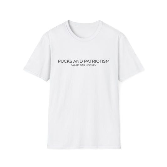 Pucks And Patriotism, Unisex USA Hockey T-Shirt