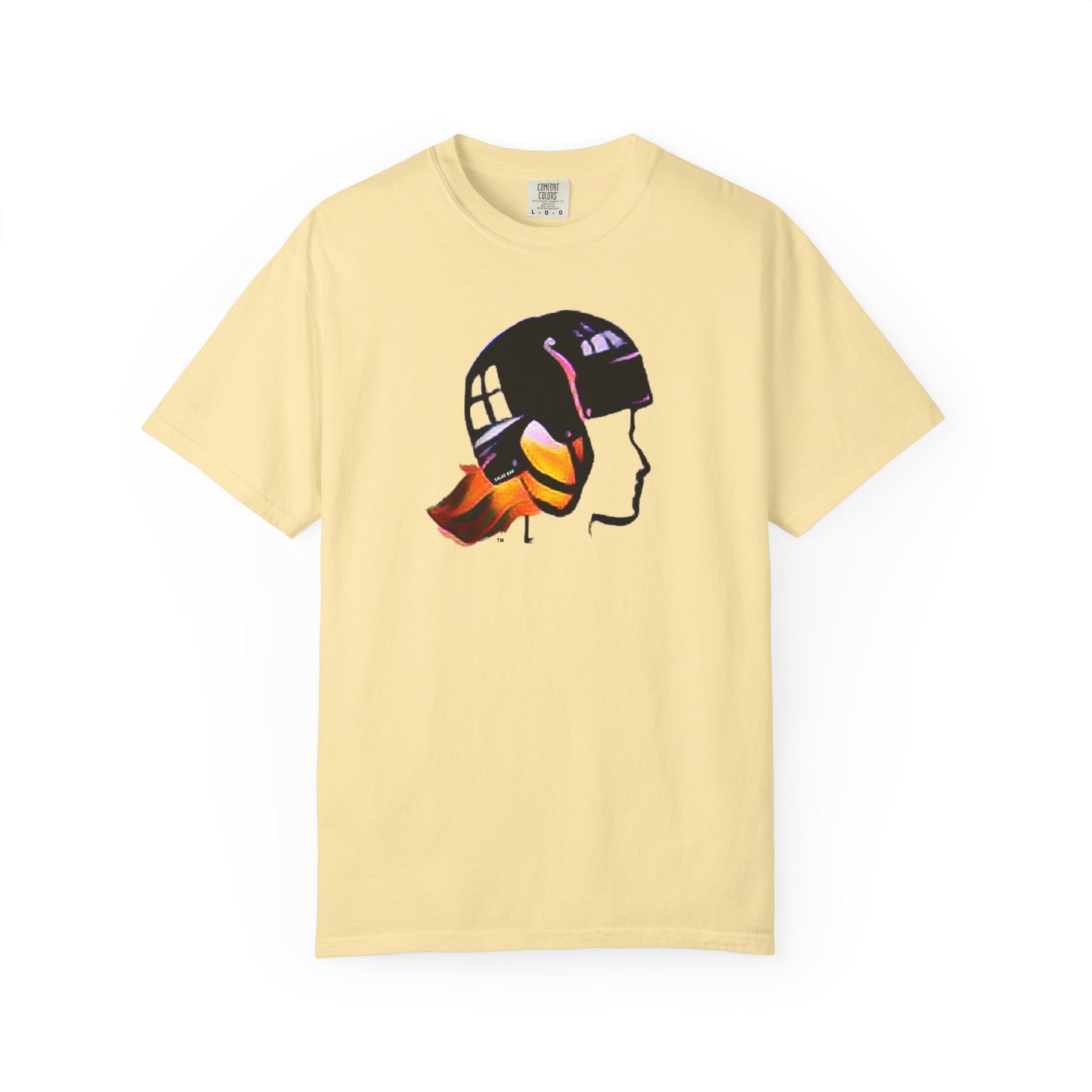 Adult Salad Bar Electric Unisex Garment-Dyed T-shirt