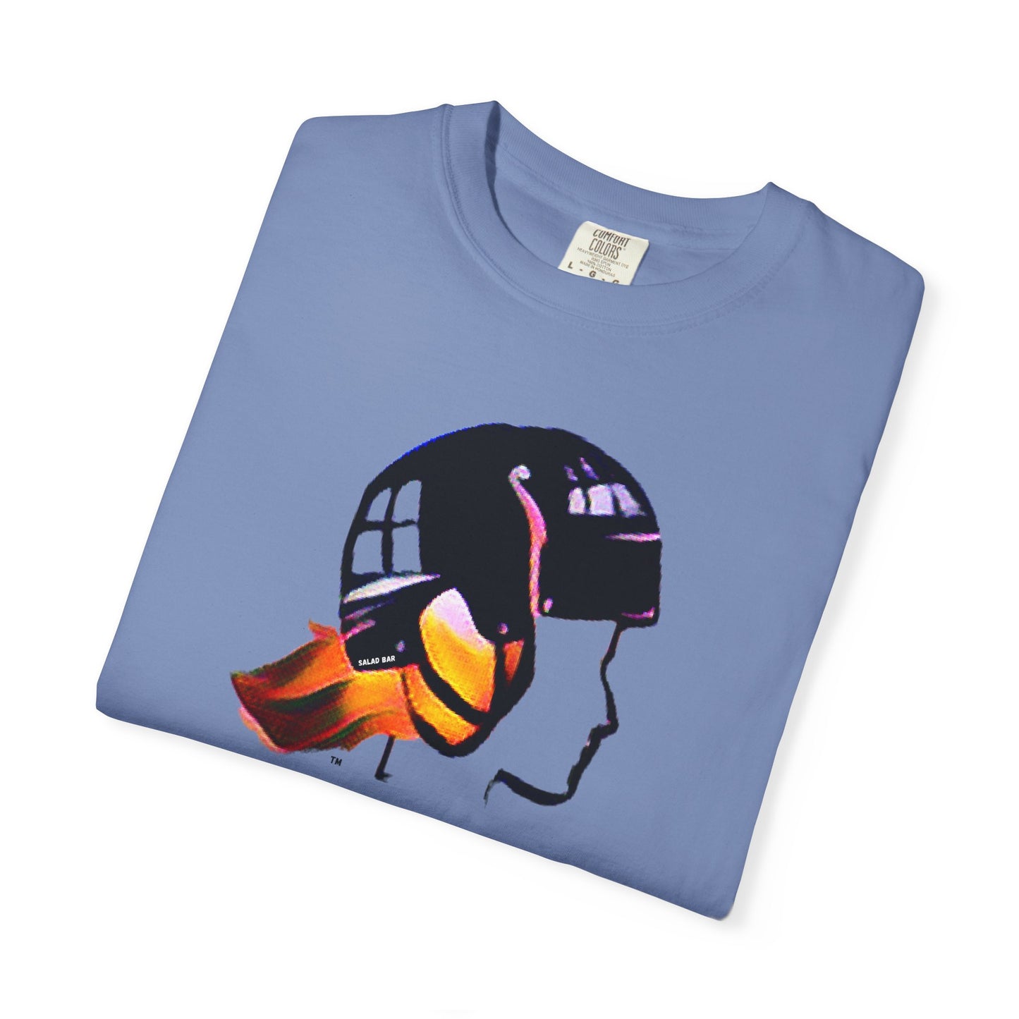 Adult Salad Bar Electric Unisex Garment-Dyed T-shirt